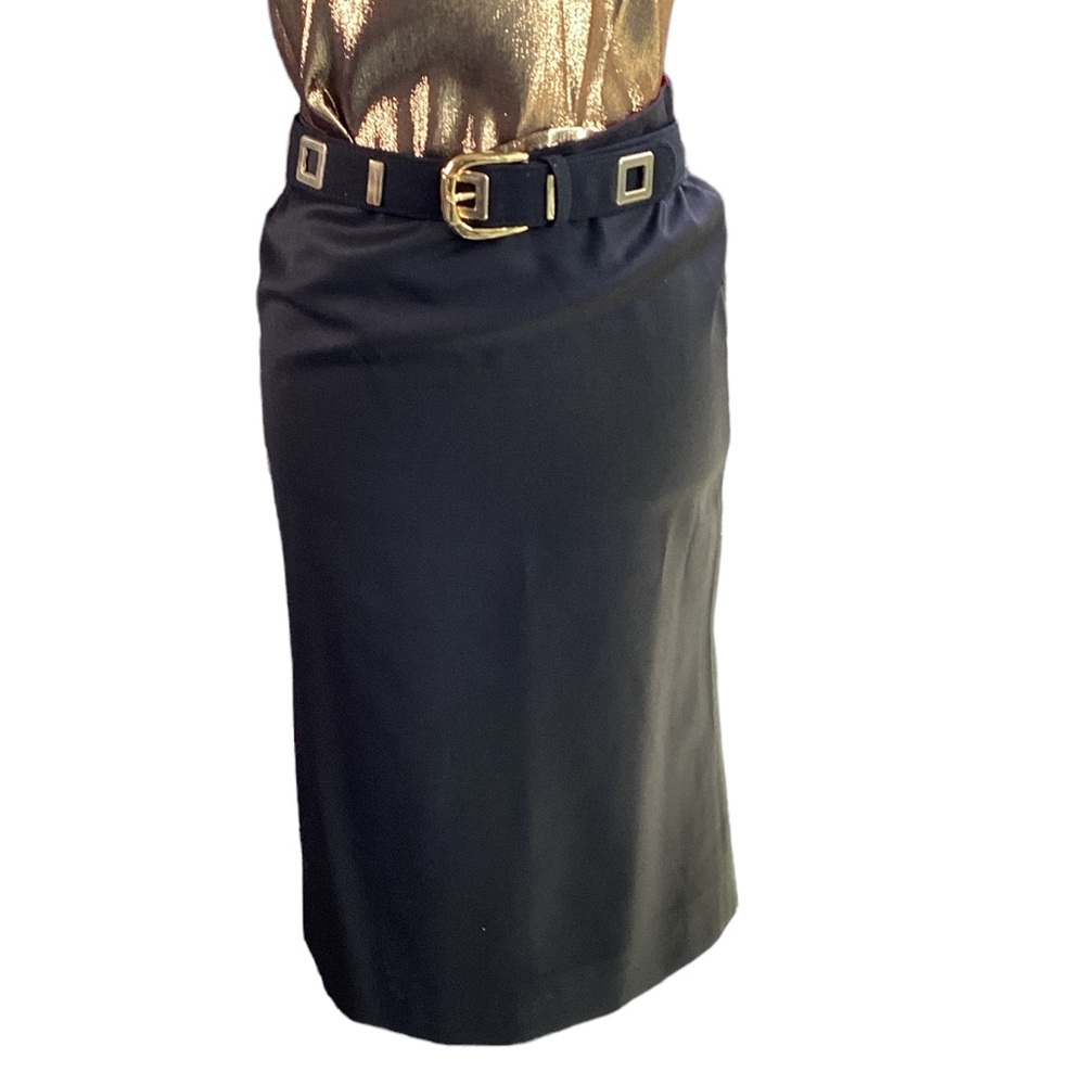 NWOT DOLCE & GABBANA Black Wool Pencil Skirt. (MC)